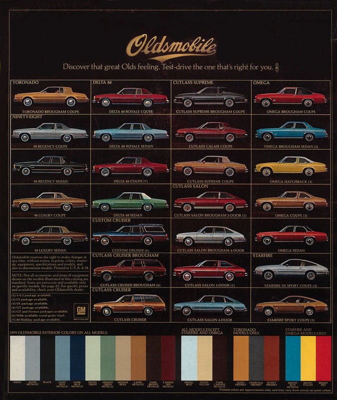 1979 Oldsmobile Full-Size Brochure Page 2